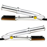 Professional 2-Way Rotating Curling Iron Straightener Brush