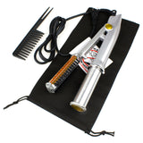 Professional 2-Way Rotating Curling Iron Straightener Brush